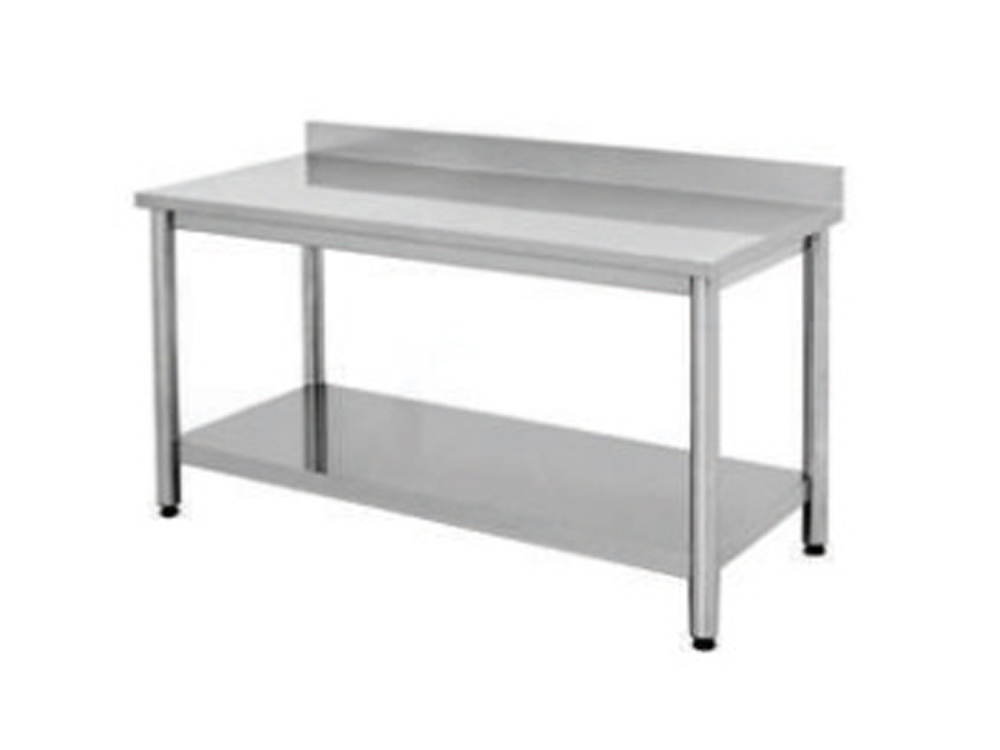 Table with Back Splash